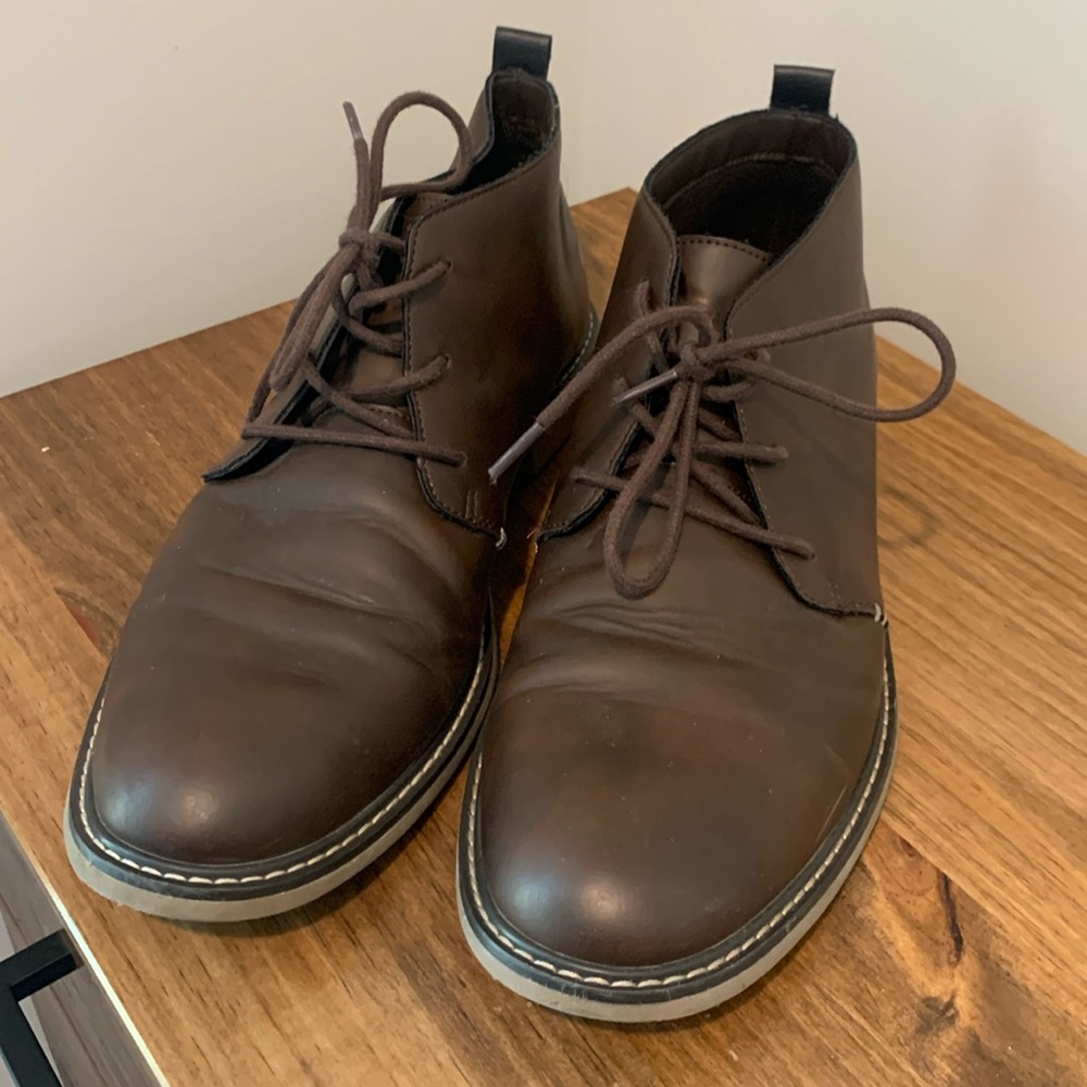 Goodfellow & Co Men’s Leather Chukka Boots Size 12